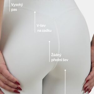 Aluna 7/8 legíny - Bílá