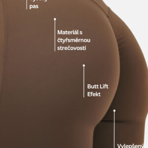 Calla Butt Lift Legíny - Hnědá